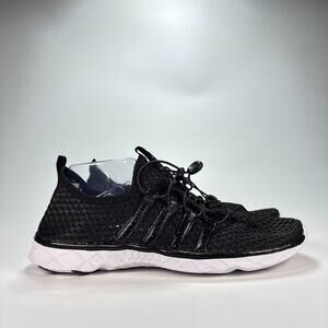 DLGJPA Quik Dry Black Aqua Water Sport Shoes Beach Swim Yoga Men's Size EU 44